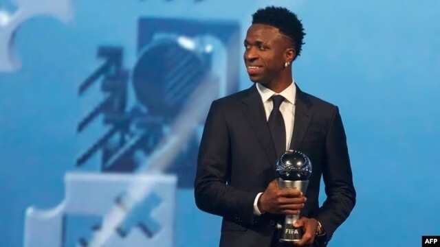 VINÍCIUS JÚNIOR LOGRA HISTÓRICO RECONOCIMIENTO EN LOS PREMIOS THE BEST 2024