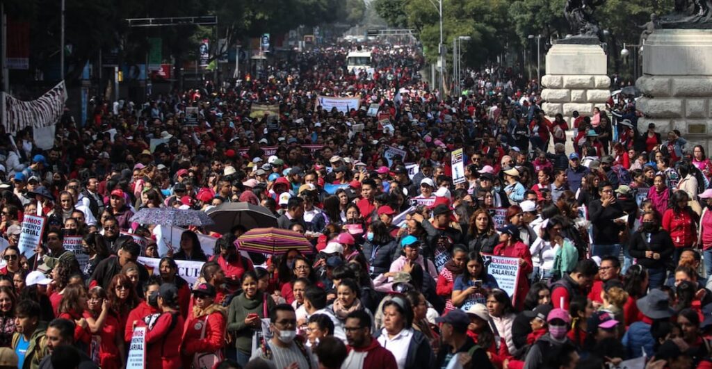 MEGAMARCHA DE LA CNTE PARALIZARÁ LA CDMX