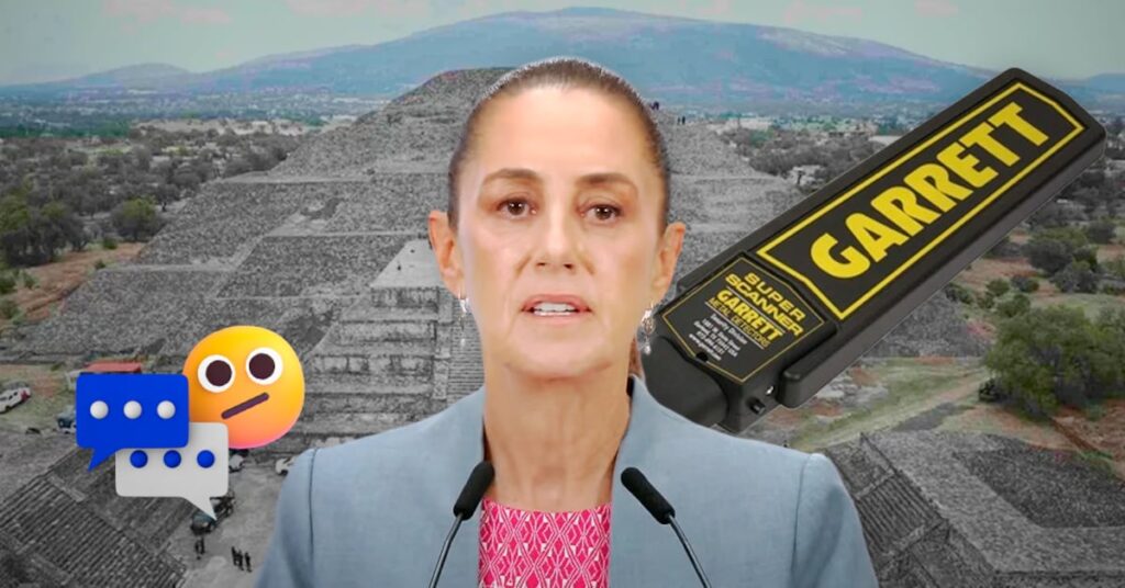 Sheinbaum revela falta de detectores de metales en sitios arqueológicos tras tiroteo en Teotihuacán