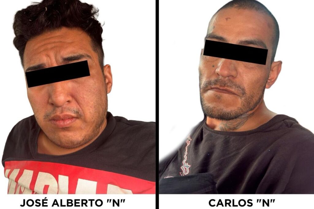 Detienen a dos presuntos responsables del robo de relojes de lujo provenientes del AIFA
