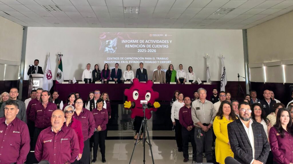CECATI y CIDFORT rinden cuentas en Hidalgo: fortalecen capacitación, empleo y desarrollo productivo